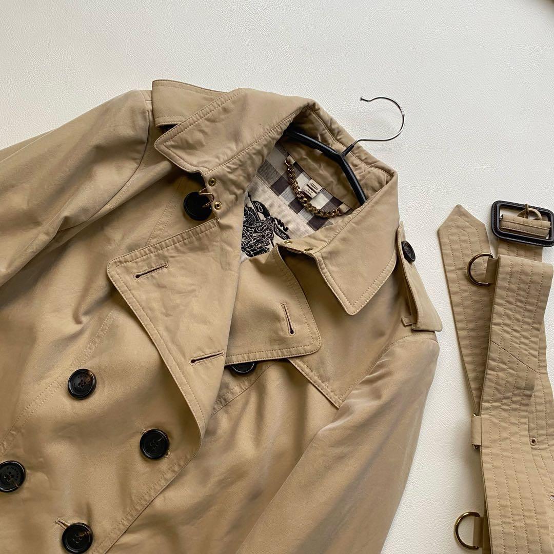バーバリー サンドリンガム　ロング 正規品 トレンチコート ハニーベージュ