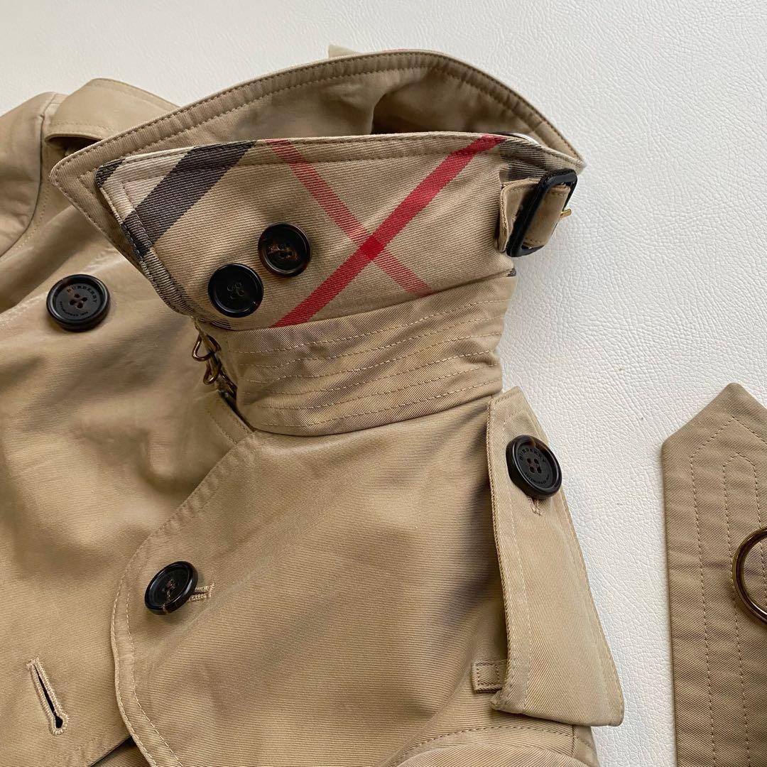 バーバリー サンドリンガム　ロング 正規品 トレンチコート ハニーベージュ