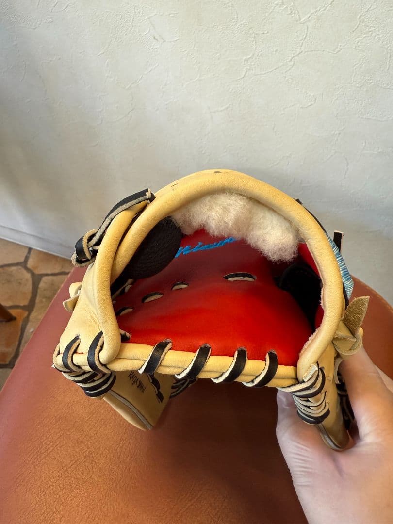 ミズノダイバーシティブルー ORDER 波賀 軟式外野手用 グローブ 箱付き