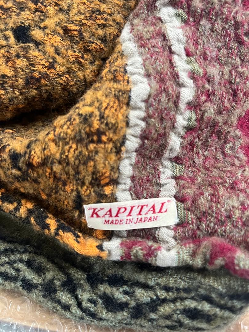 Kapital キャピタル　マフラー　ストール　kapital