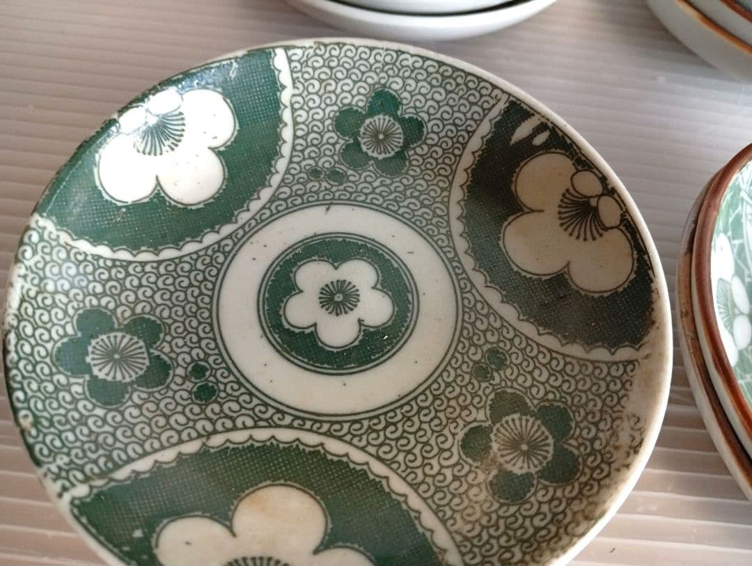 【専用】印判皿 明治～大正 縁起物 骨董皿 アンティーク まとめて 26枚