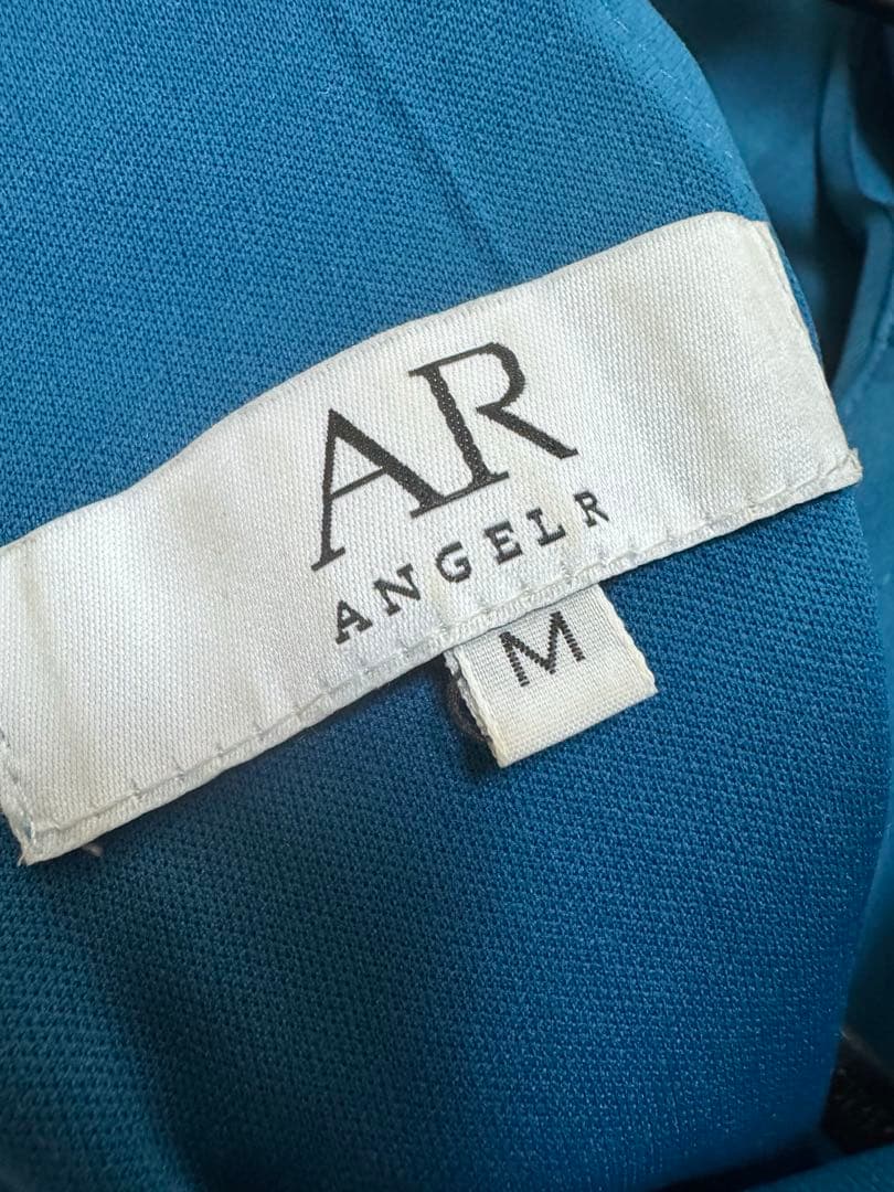 angelR エンジェルアール　青　紺　ロングドレス　スリット　M