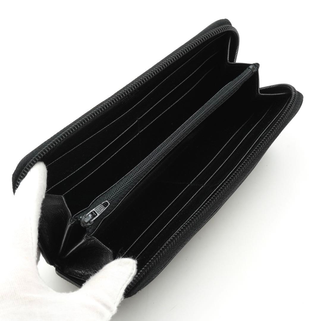 ✨極美品・保証書付き✨　PRADA 長財布　三角プレート　サフィアーノ