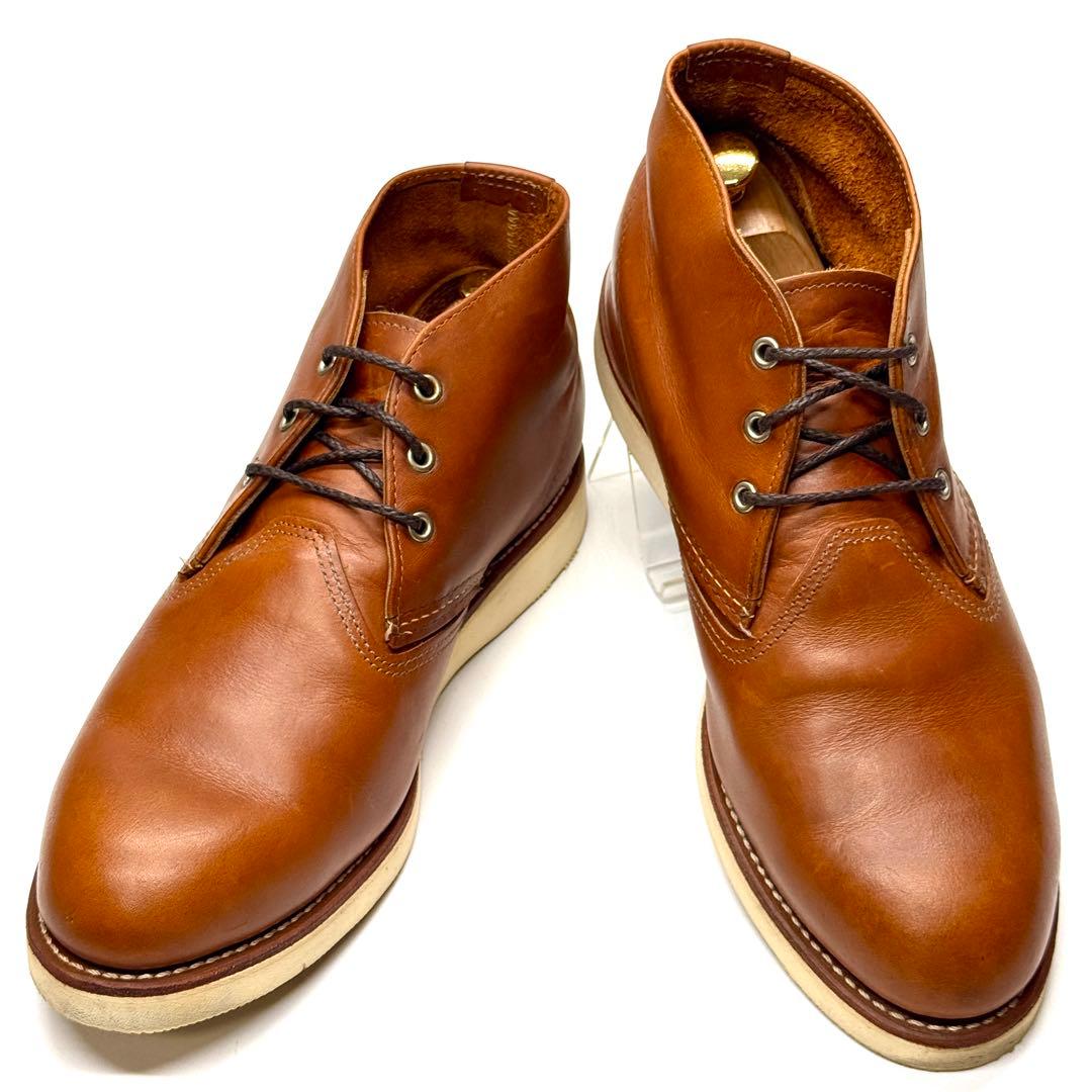 【美品】RED WING 3140 ワークチャッカブーツ USA製 アメカジ 革