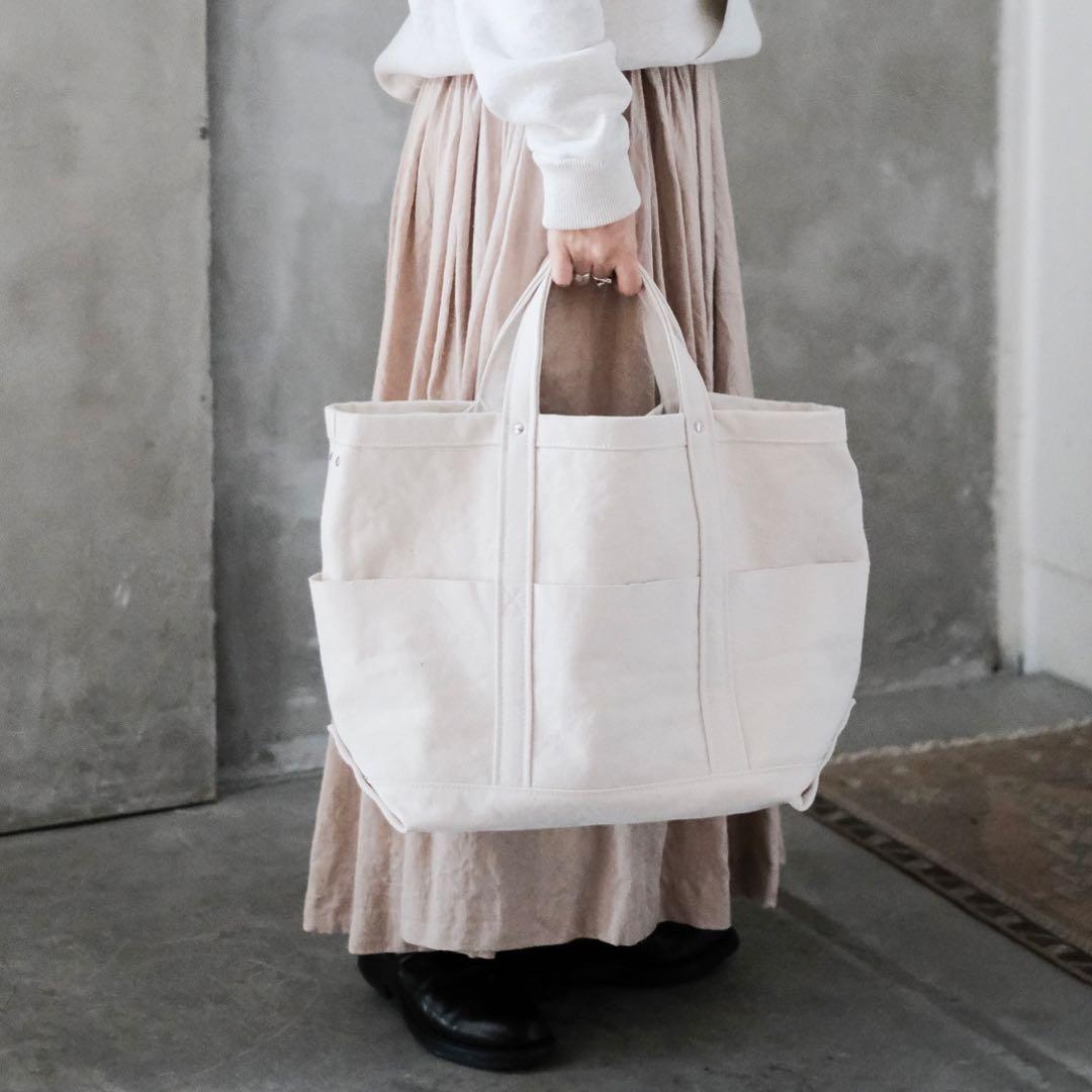 い〜ま　未使用　ヤエカ　ツールバッグ　ナチュラル　M