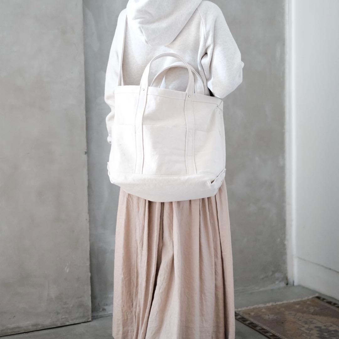 い〜ま　未使用　ヤエカ　ツールバッグ　ナチュラル　M