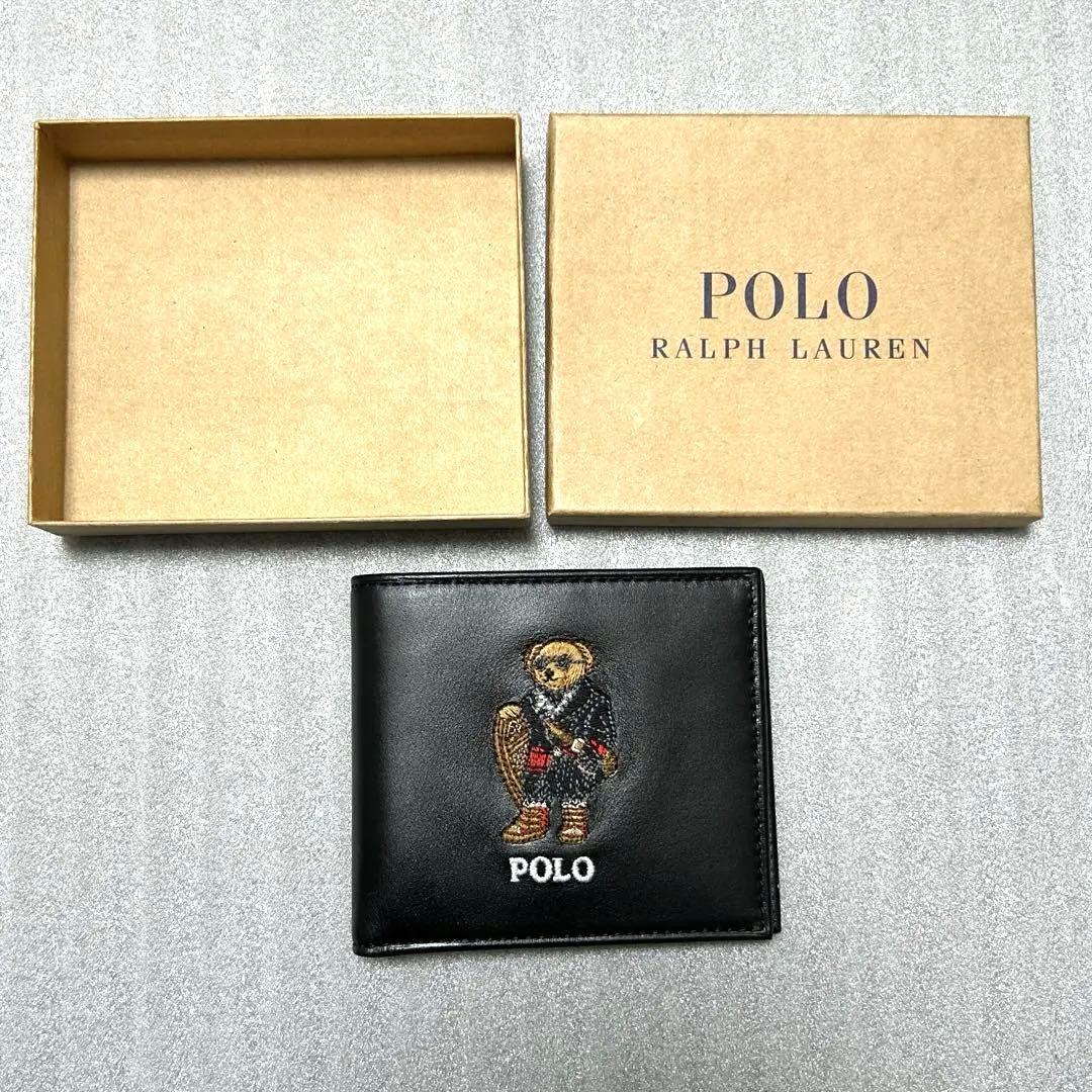 Polo Ralph Lauren ポロベア　二つ折り財布　箱付き