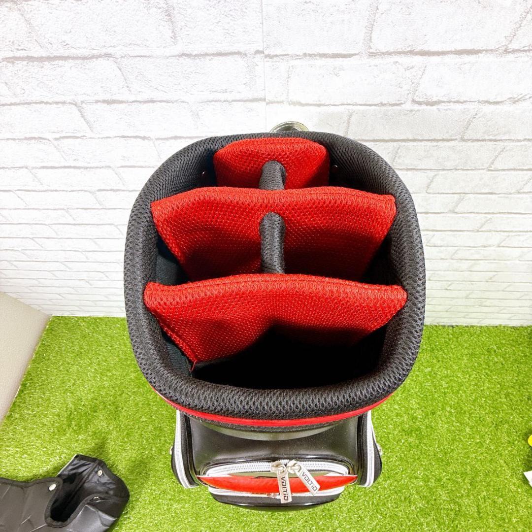 VOLTIO NINJA キャディバッグ ブラック×レッド×シルバー 未使用品