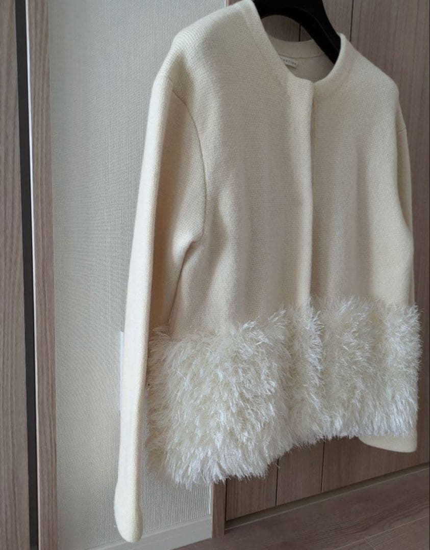 ESTNATION 定価4万 ファーコンビニットアウター フリー