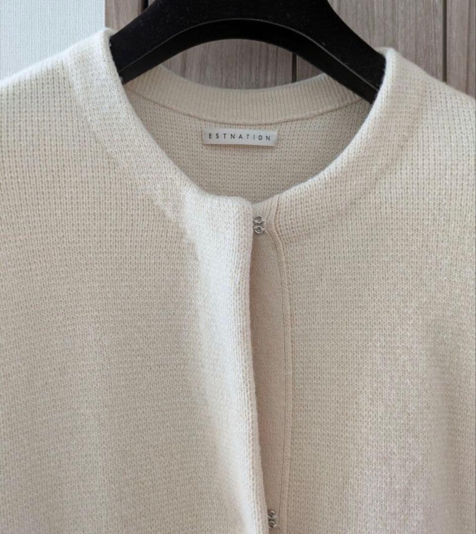 ESTNATION 定価4万 ファーコンビニットアウター フリー