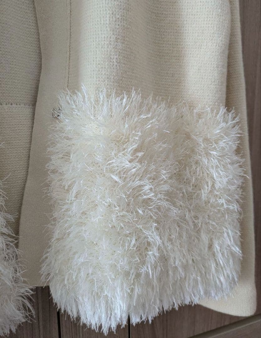 ESTNATION 定価4万 ファーコンビニットアウター フリー