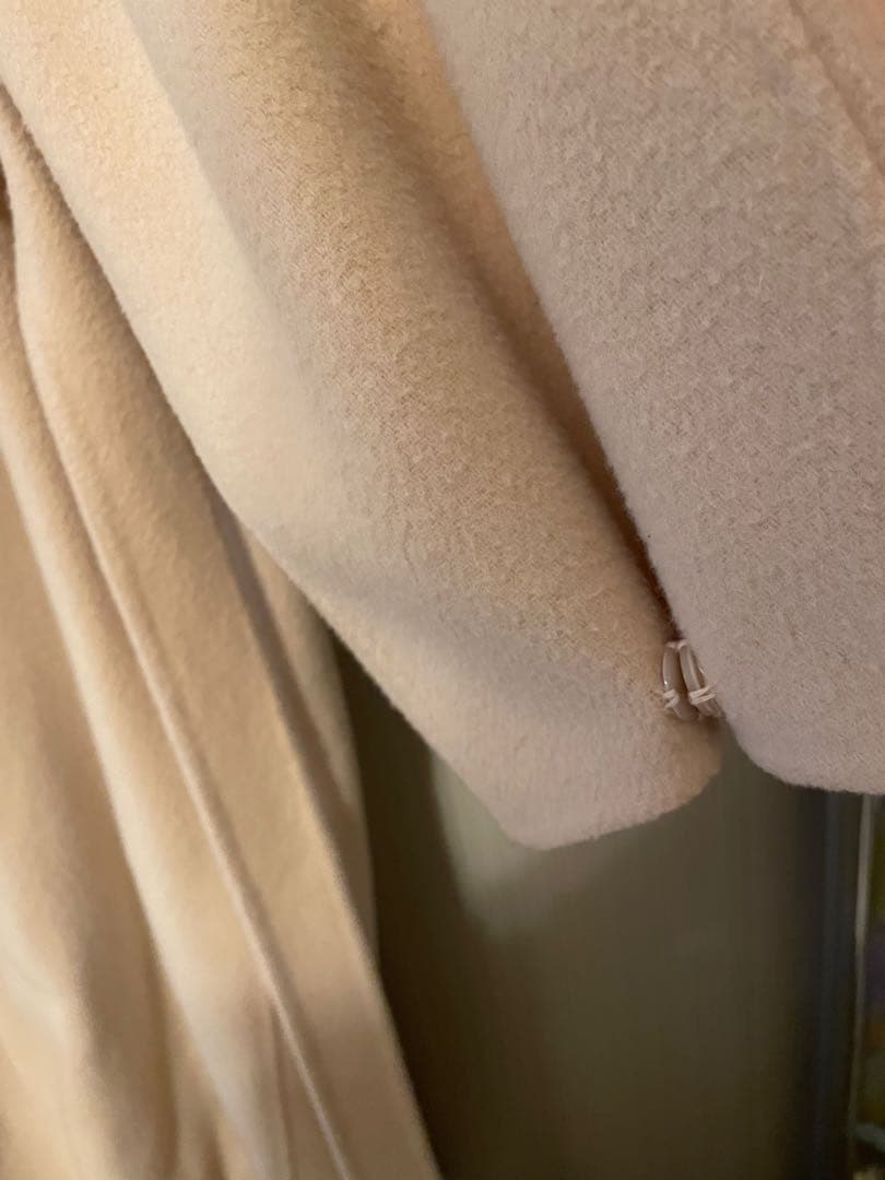 SNIDEL ウールロングコート　アイボリー