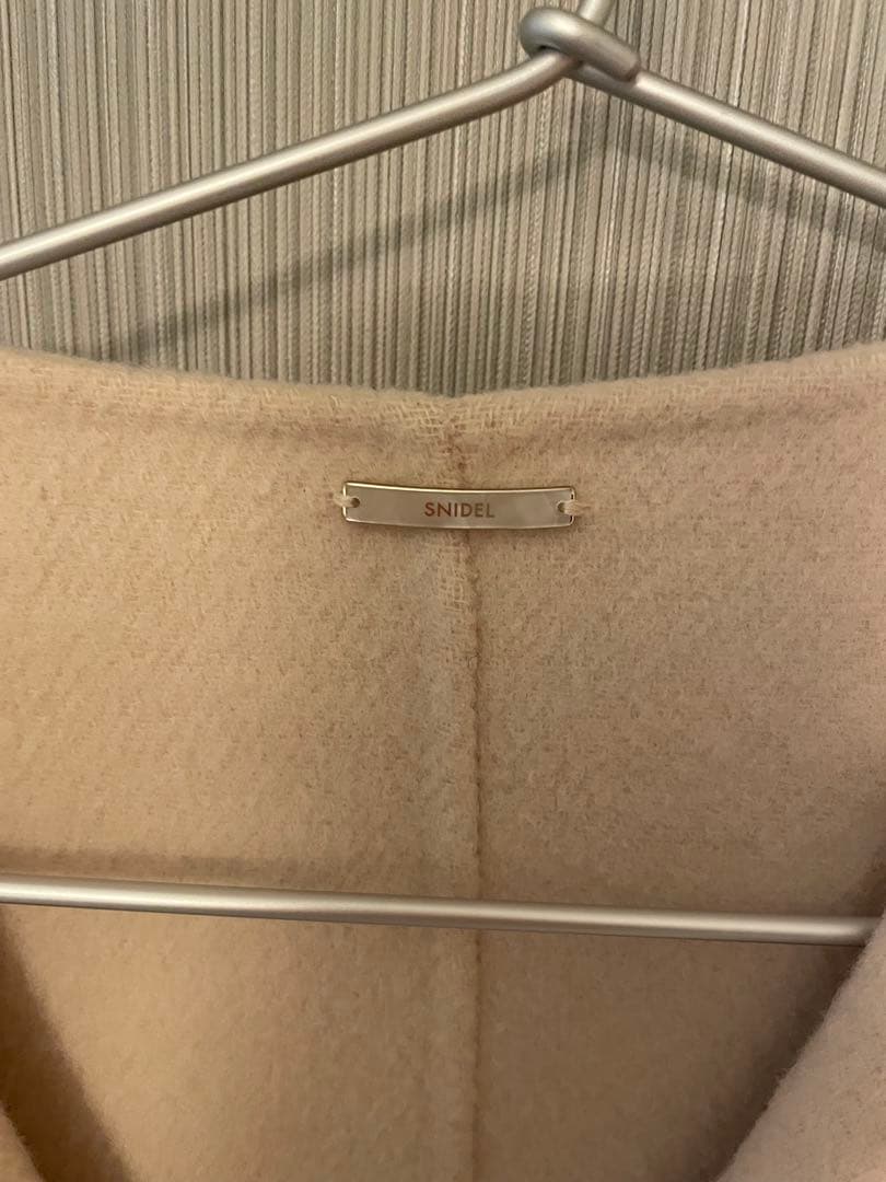 SNIDEL ウールロングコート　アイボリー
