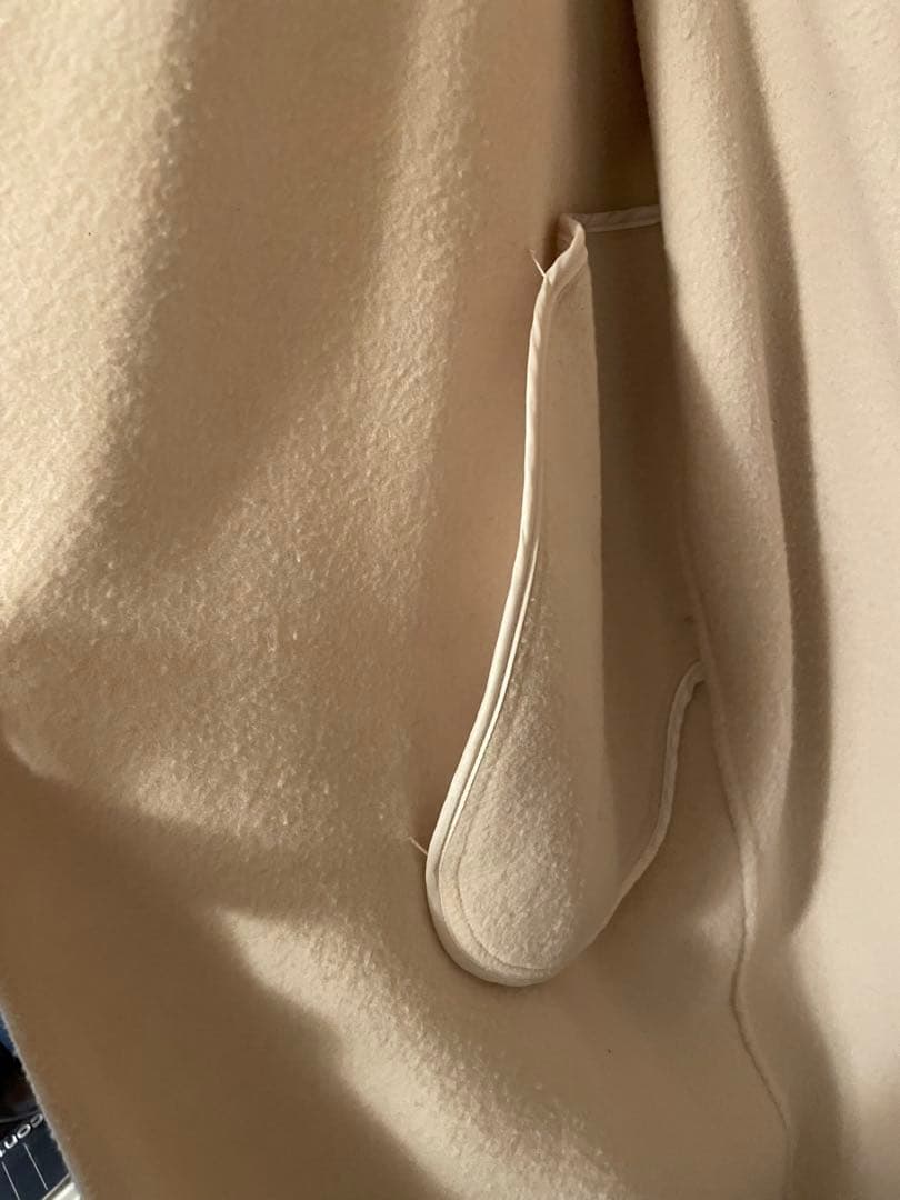 SNIDEL ウールロングコート　アイボリー