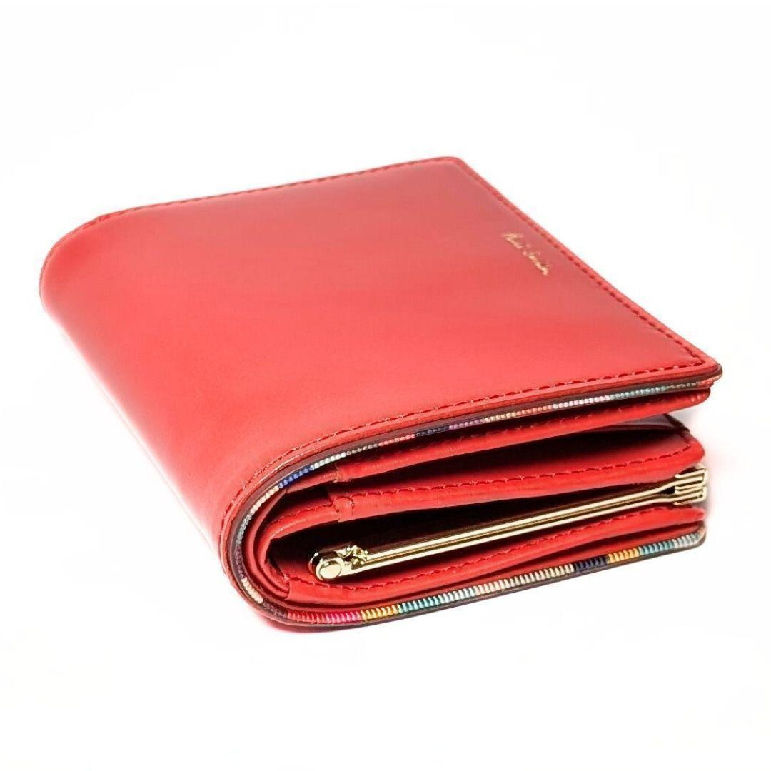 新品✨ポールスミス✨Paul Smith✨財布✨がま口✨スワールエッジ✨コラル