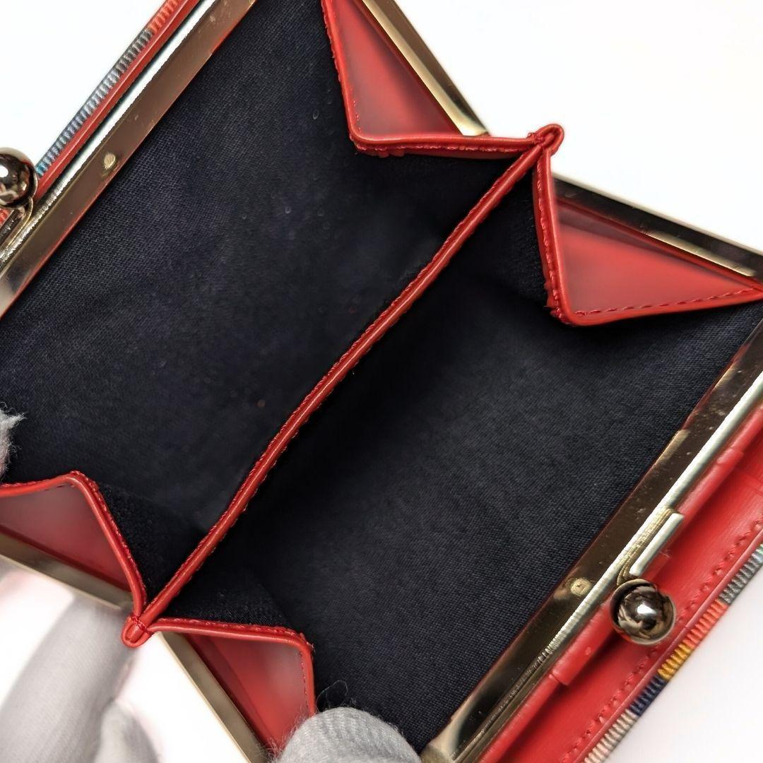 新品✨ポールスミス✨Paul Smith✨財布✨がま口✨スワールエッジ✨コラル