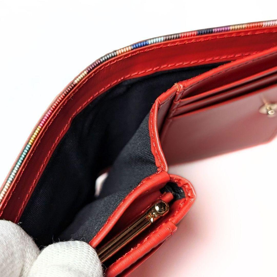 新品✨ポールスミス✨Paul Smith✨財布✨がま口✨スワールエッジ✨コラル