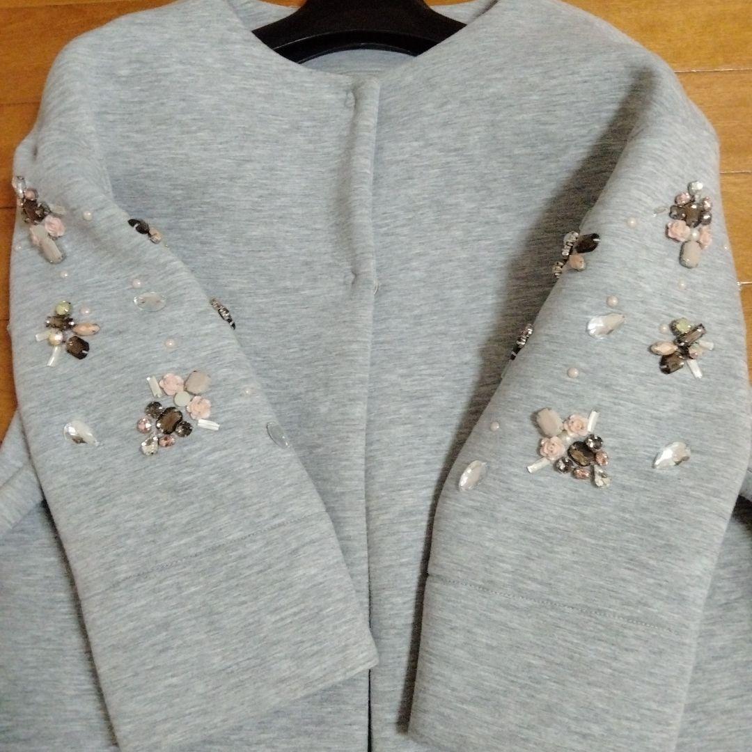 モナリザ　トレーナー地ジャケットコート