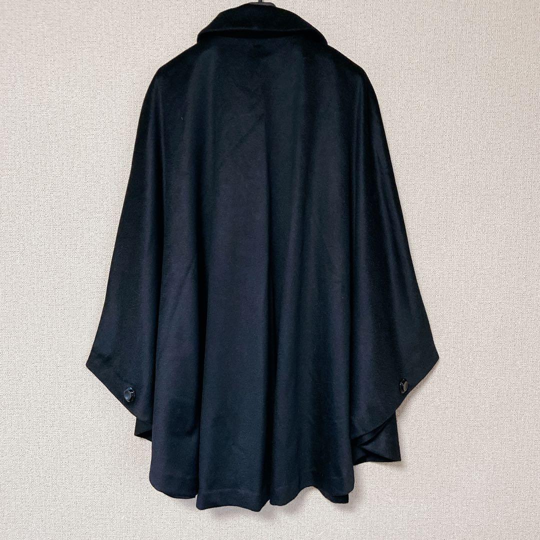 FUJII KEORI 藤井毛織　カシミヤ100% ポンチョ　ケープコート