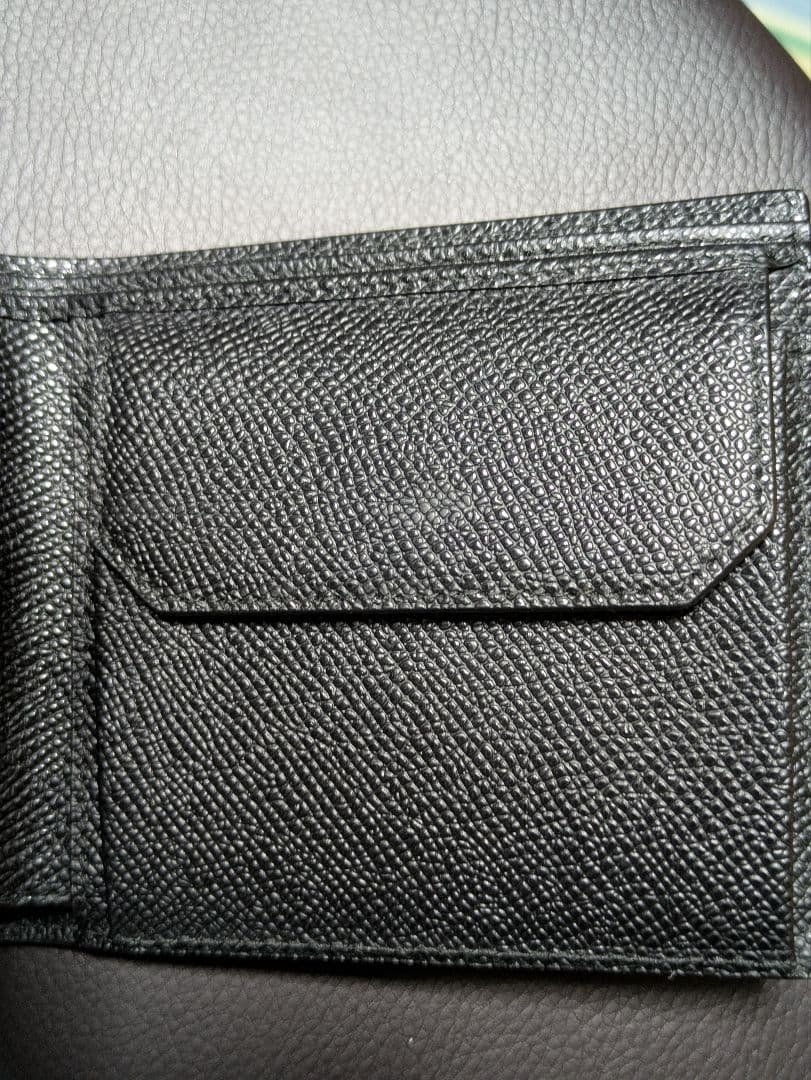 【未使用・保管品】　バリー　二つ折り財布 6309720　ブラック ネイビー