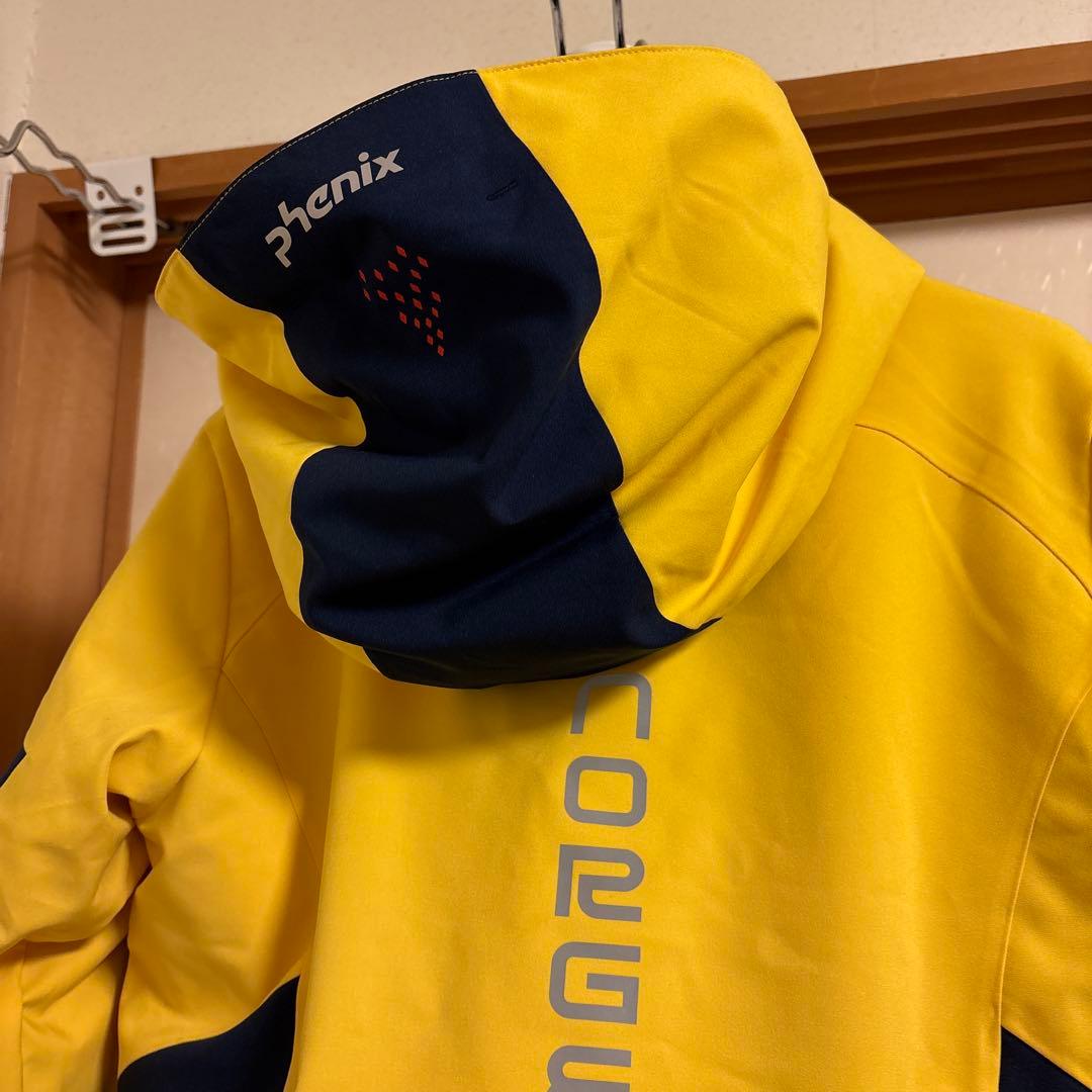 Phenix ジュニア150 スキーウェア イエロー/ネイビーPFAG20T00