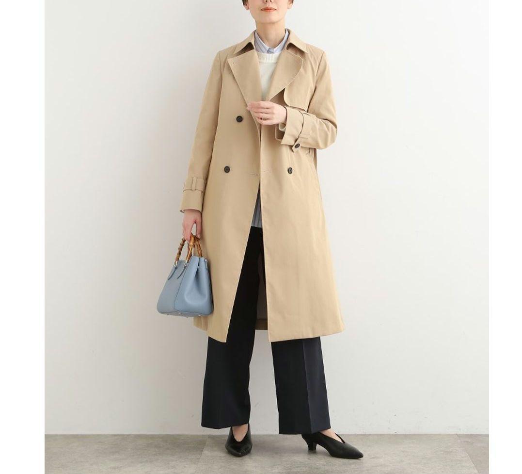INDIVI　UVケア　ライナー付　トレンチコート