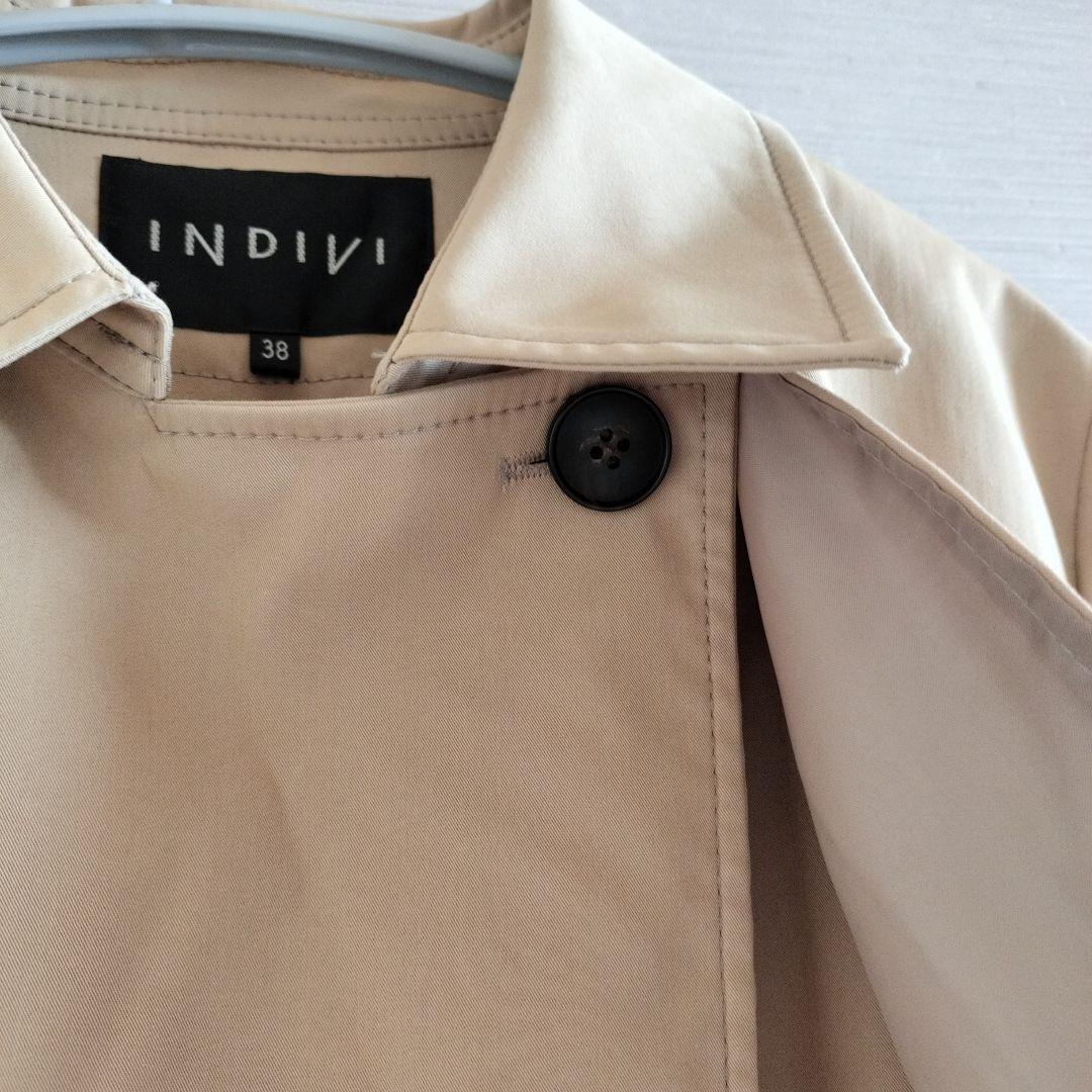 INDIVI　UVケア　ライナー付　トレンチコート