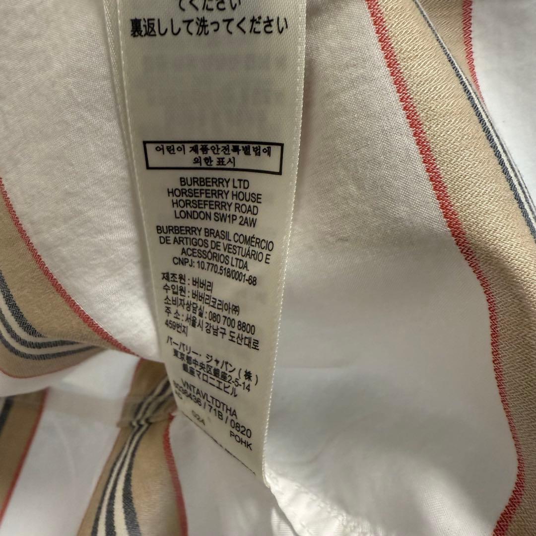 バーバリー キッズ 長袖シャツ 12y 152cm