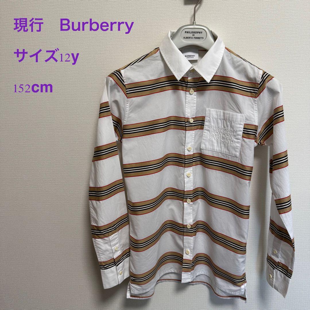 バーバリー キッズ 長袖シャツ 12y 152cm