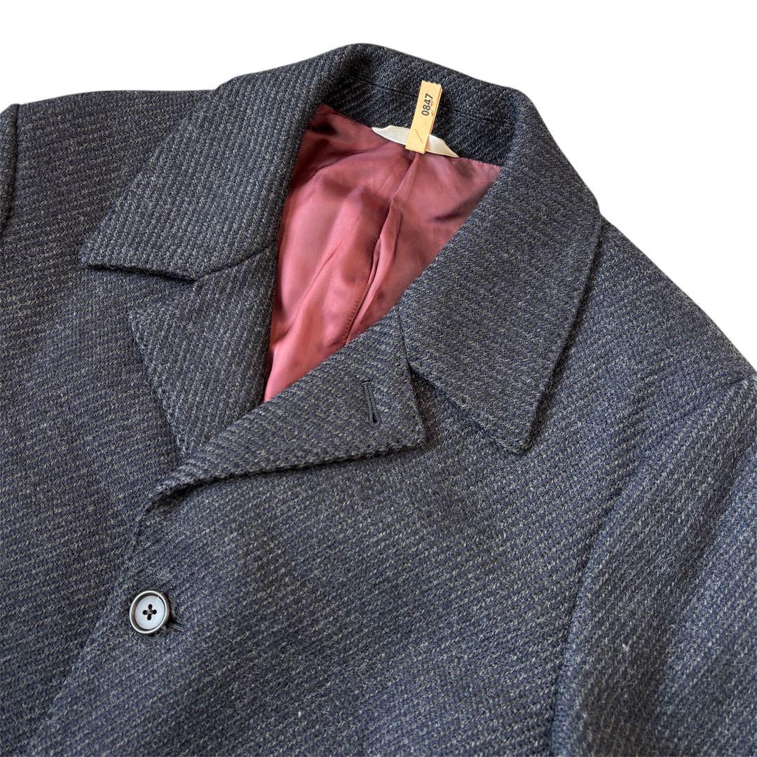 極美品 ポールスミスコレクション ヘリンボーン チェスター コート Lサイズ