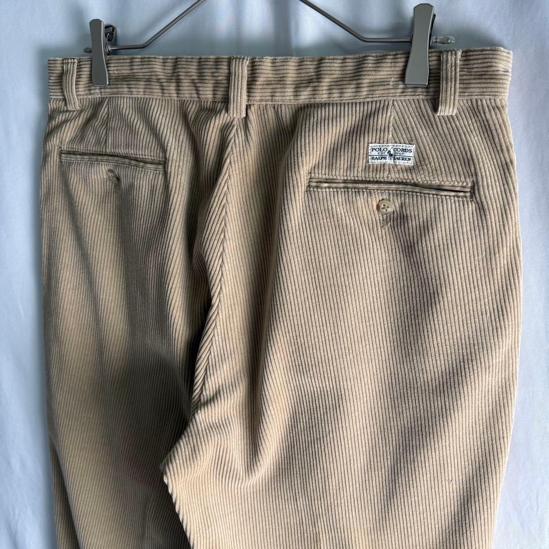 90s POLO CORDS Ralph Lauren 2タック コーデュロイ