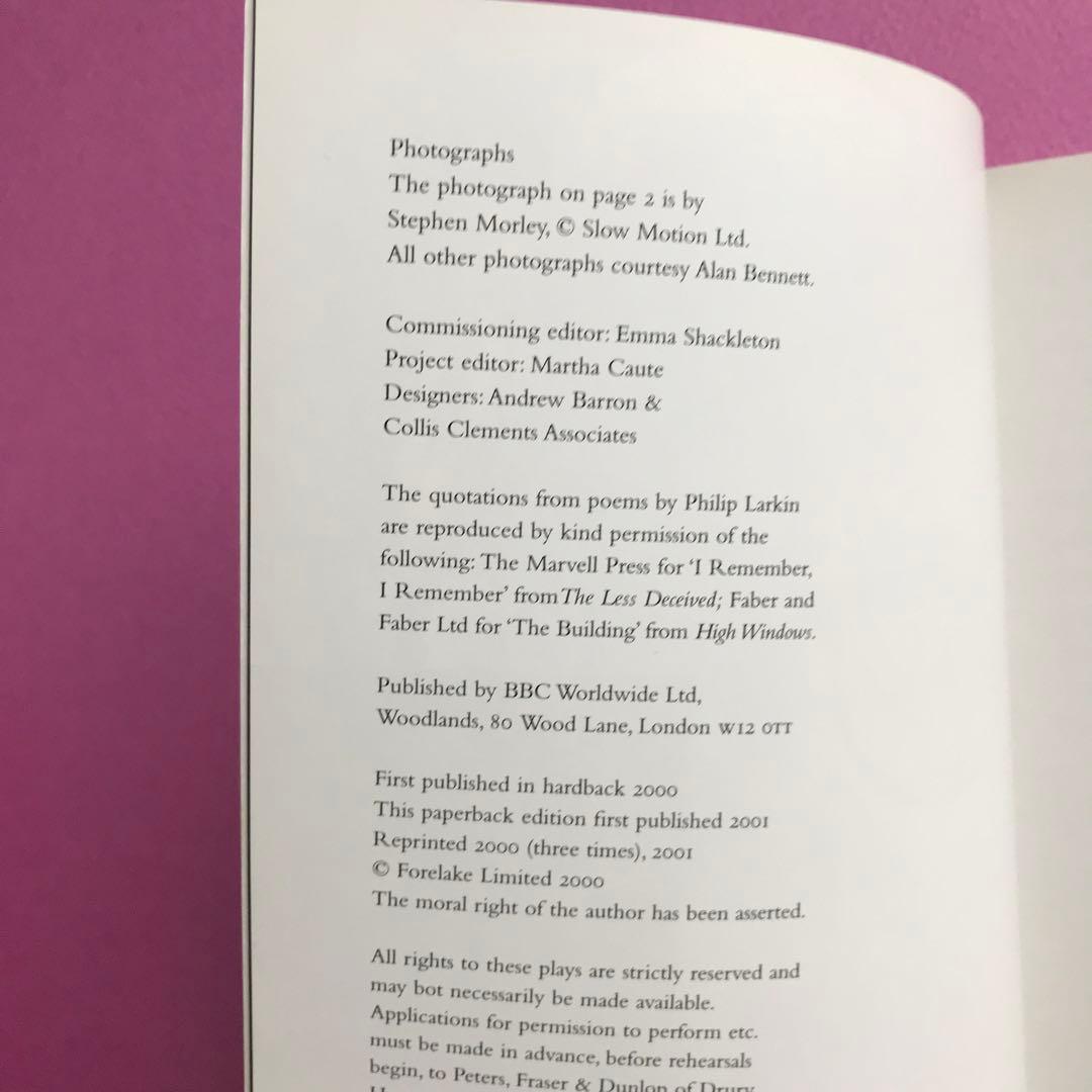 洋書 Telling Tales Alan Bennett