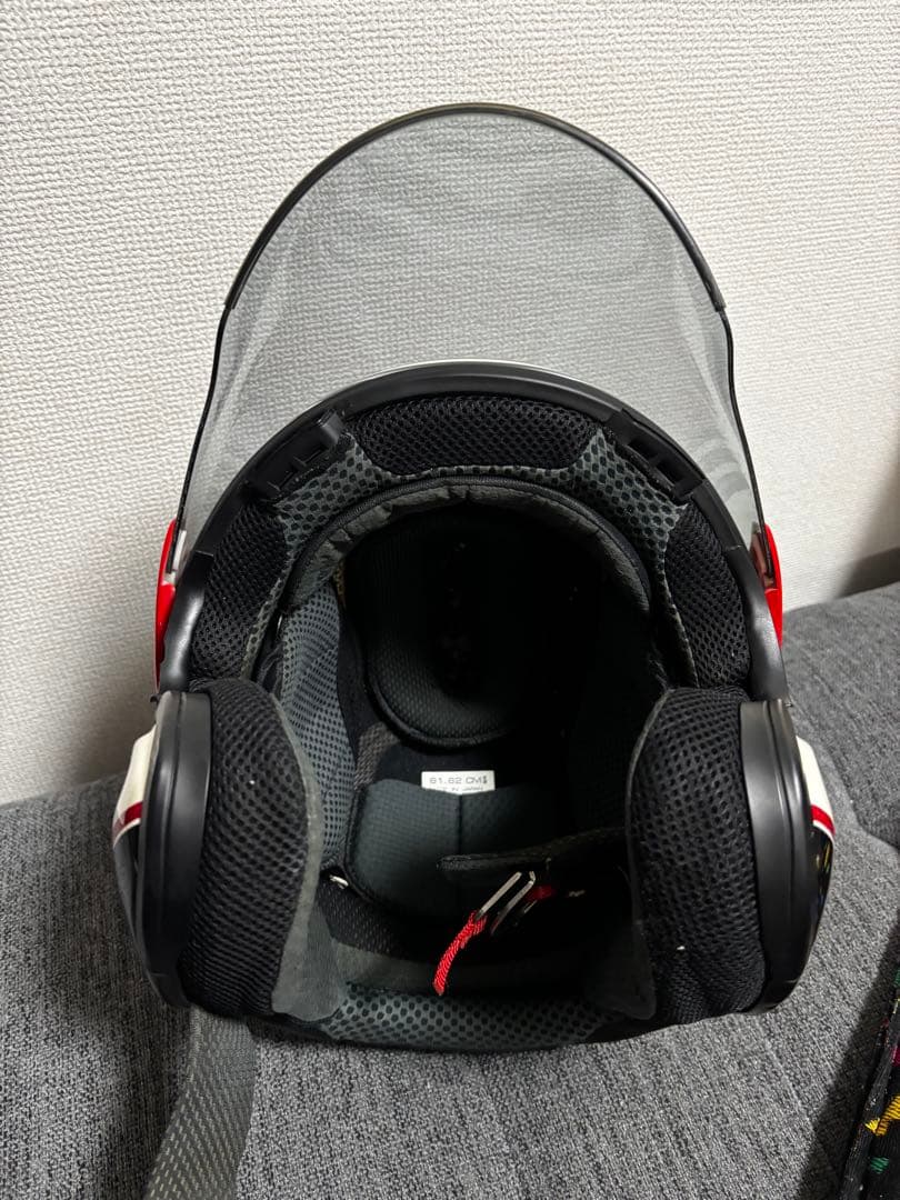 Arai MZ ジェットヘルメット XL 赤