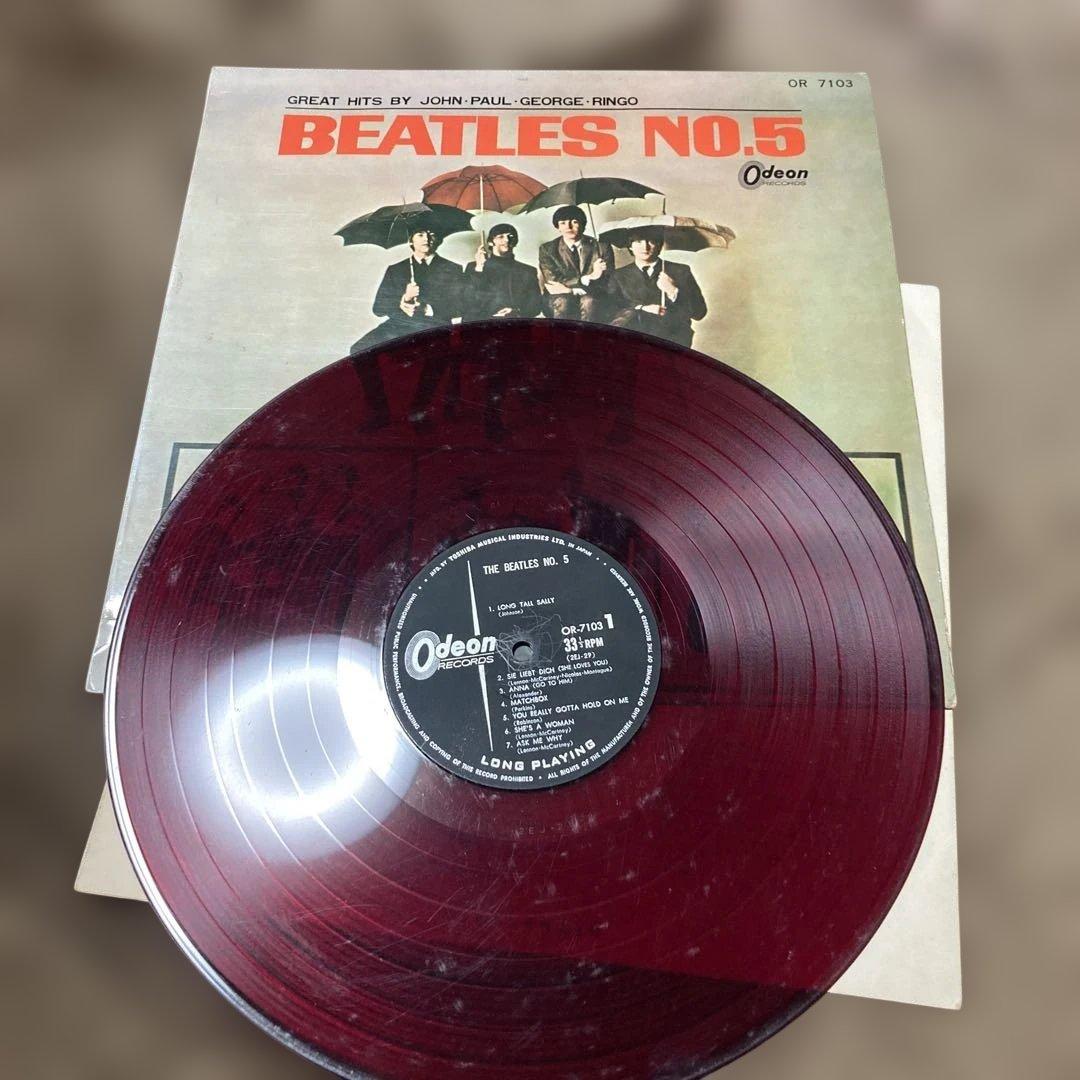 BEATLES FOR SALE 透明赤レコード