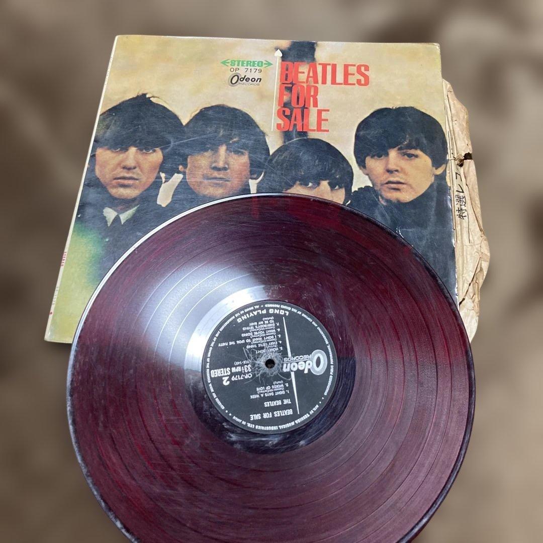 BEATLES FOR SALE 透明赤レコード