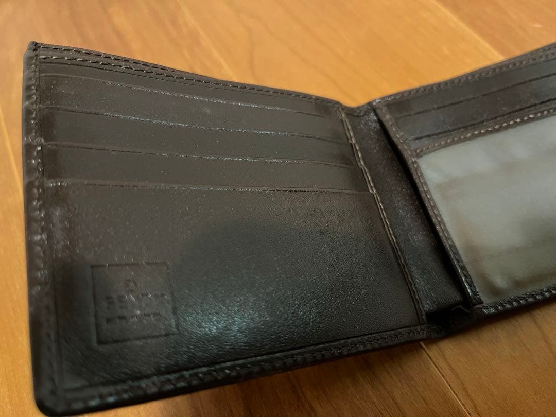 Fendi 二つ折り財布 ブラック/ブラウン
