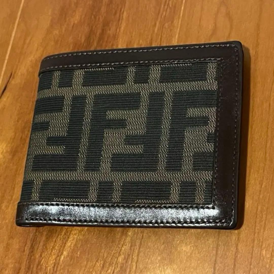 Fendi 二つ折り財布 ブラック/ブラウン