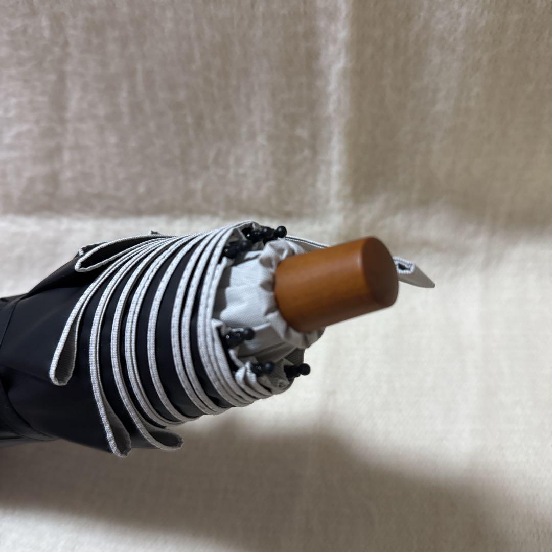 サンバリア100 日傘 ２段折 大判 moku アイボリー