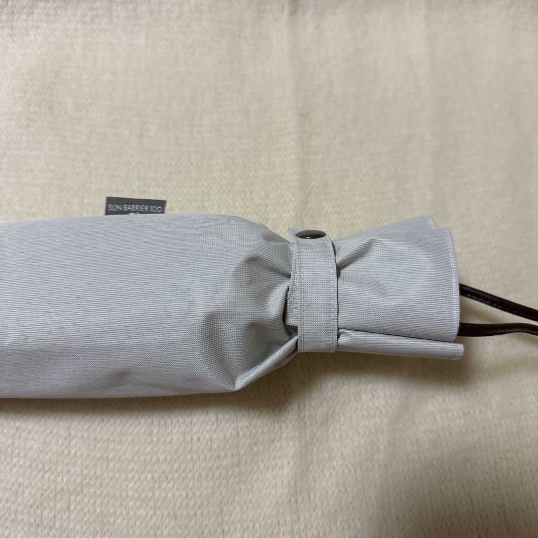 サンバリア100 日傘 ２段折 大判 moku アイボリー