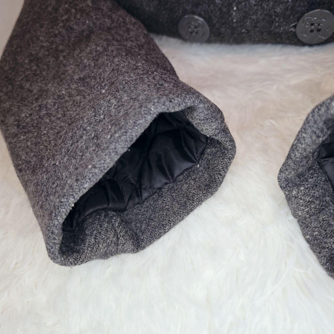 Schott Pコート 740N USA製 キルティング グレー ショット 38