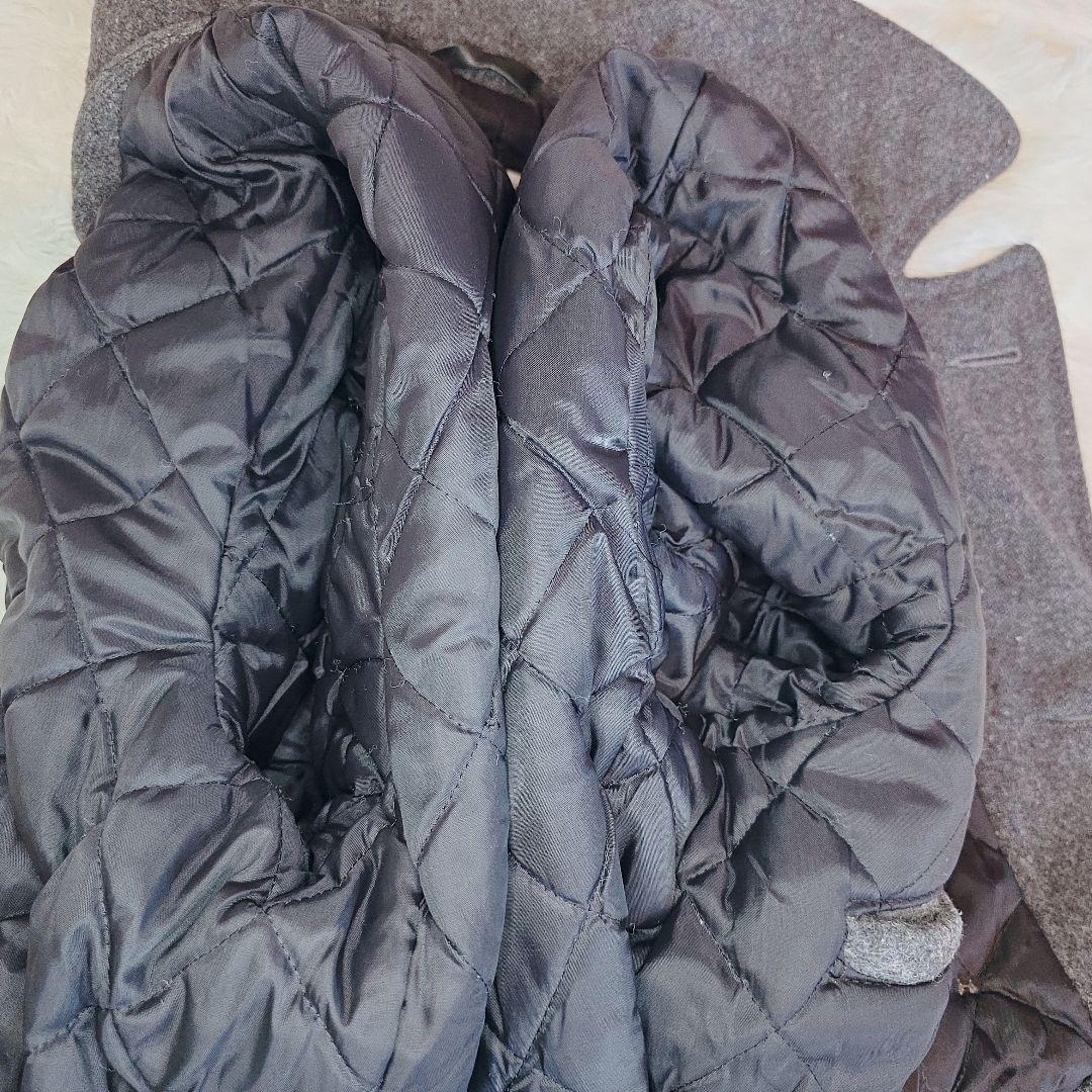 Schott Pコート 740N USA製 キルティング グレー ショット 38