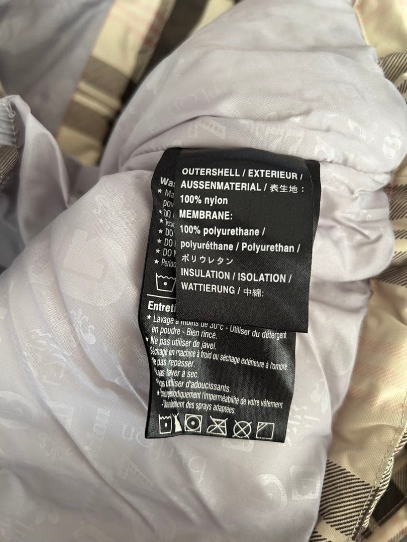 Burton チェック柄ジャケットとブラウンパンツセット