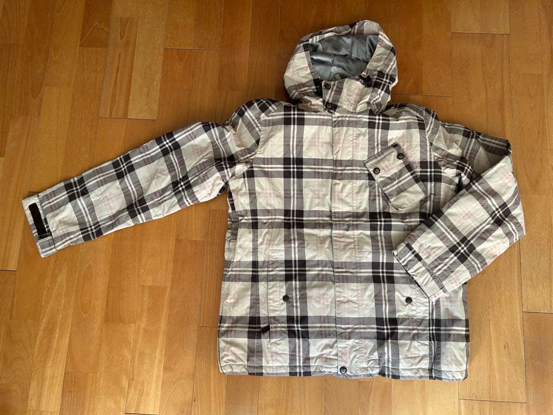 Burton チェック柄ジャケットとブラウンパンツセット