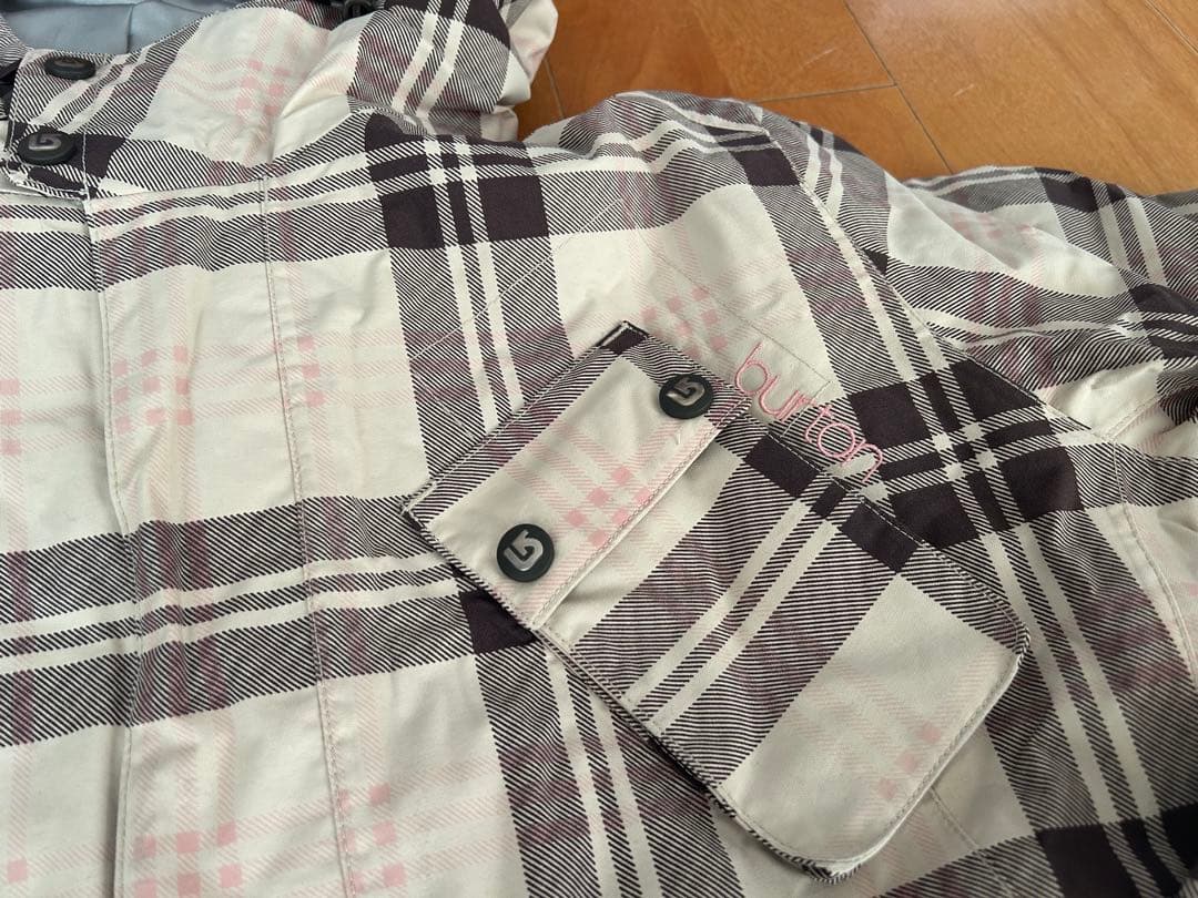 Burton チェック柄ジャケットとブラウンパンツセット