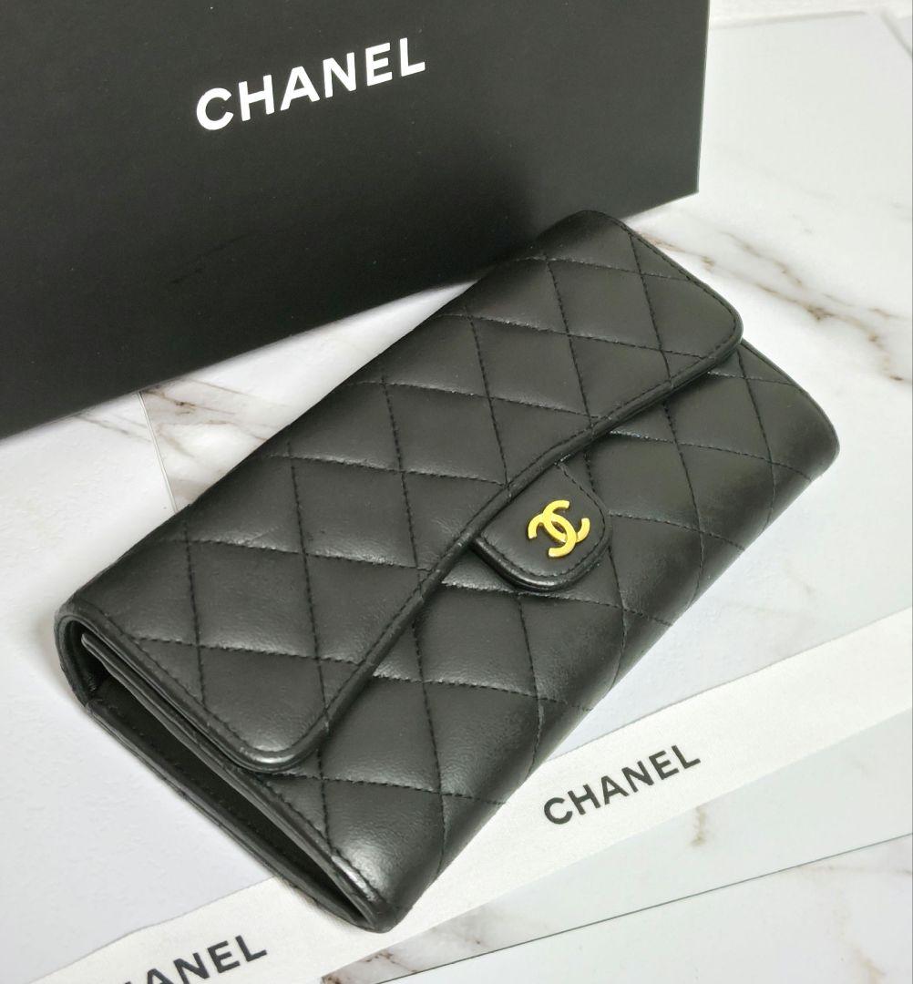 CHANEL シャネル クラシック マトラッセ ロングフラップウォレット 長財布