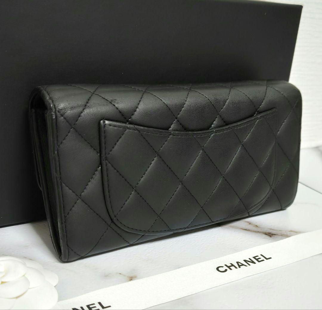 CHANEL シャネル クラシック マトラッセ ロングフラップウォレット 長財布