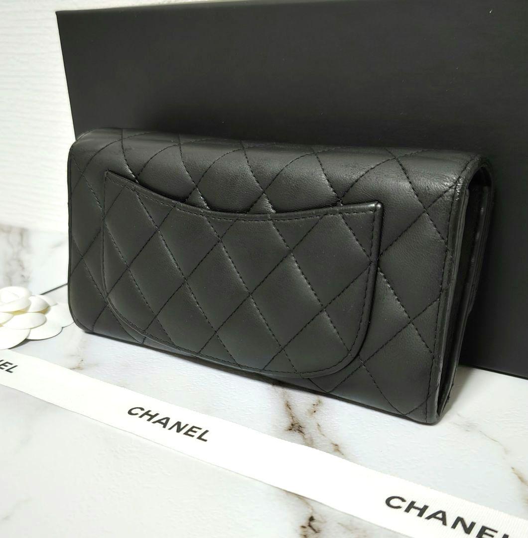 CHANEL シャネル クラシック マトラッセ ロングフラップウォレット 長財布
