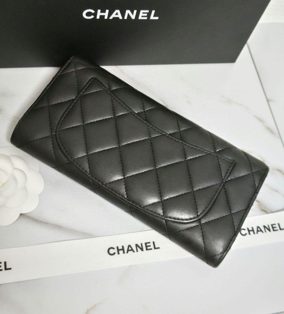 CHANEL シャネル クラシック マトラッセ ロングフラップウォレット 長財布