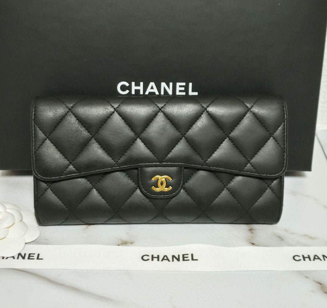 CHANEL シャネル クラシック マトラッセ ロングフラップウォレット 長財布