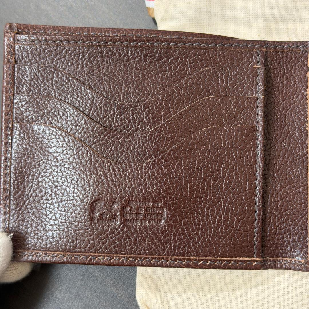 【新品未使用】イルビゾンテ 二つ折り 財布 ブラウン